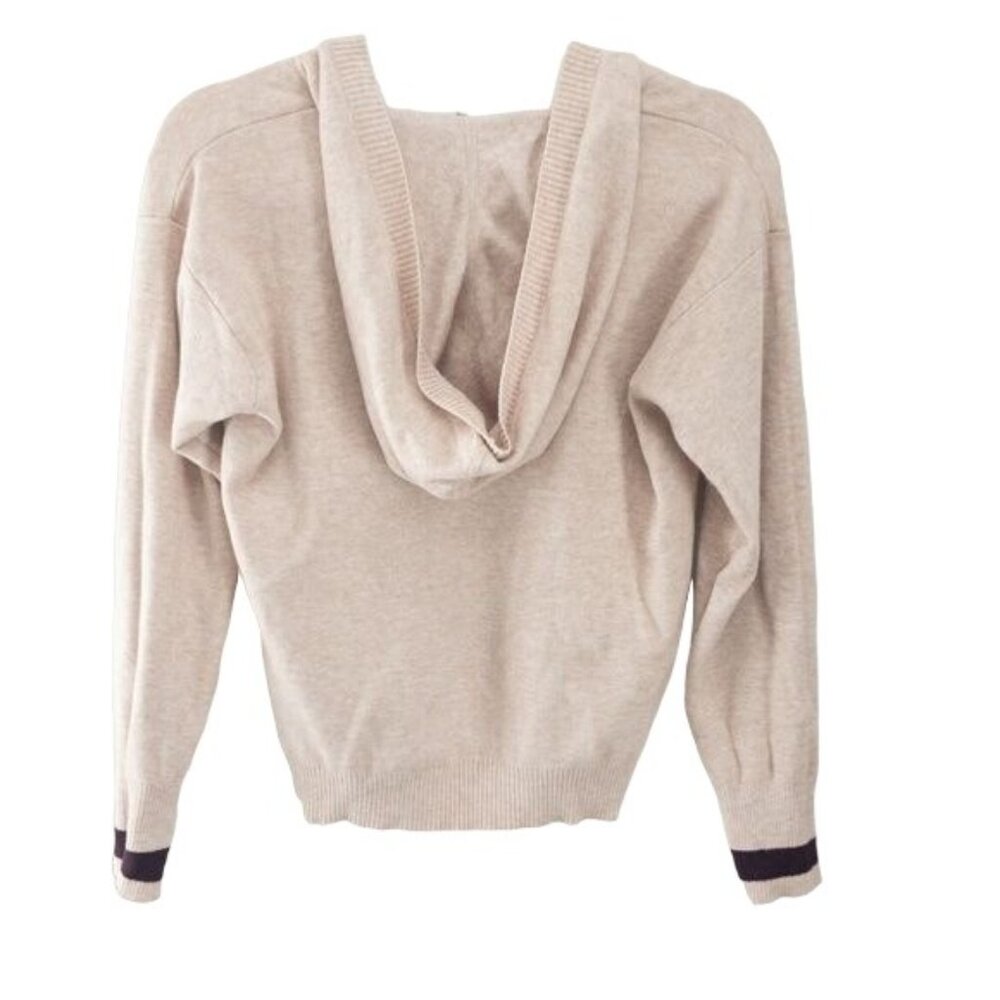 Moth Seward Pink V-Neck Hooded Top - Picture 8 of 8